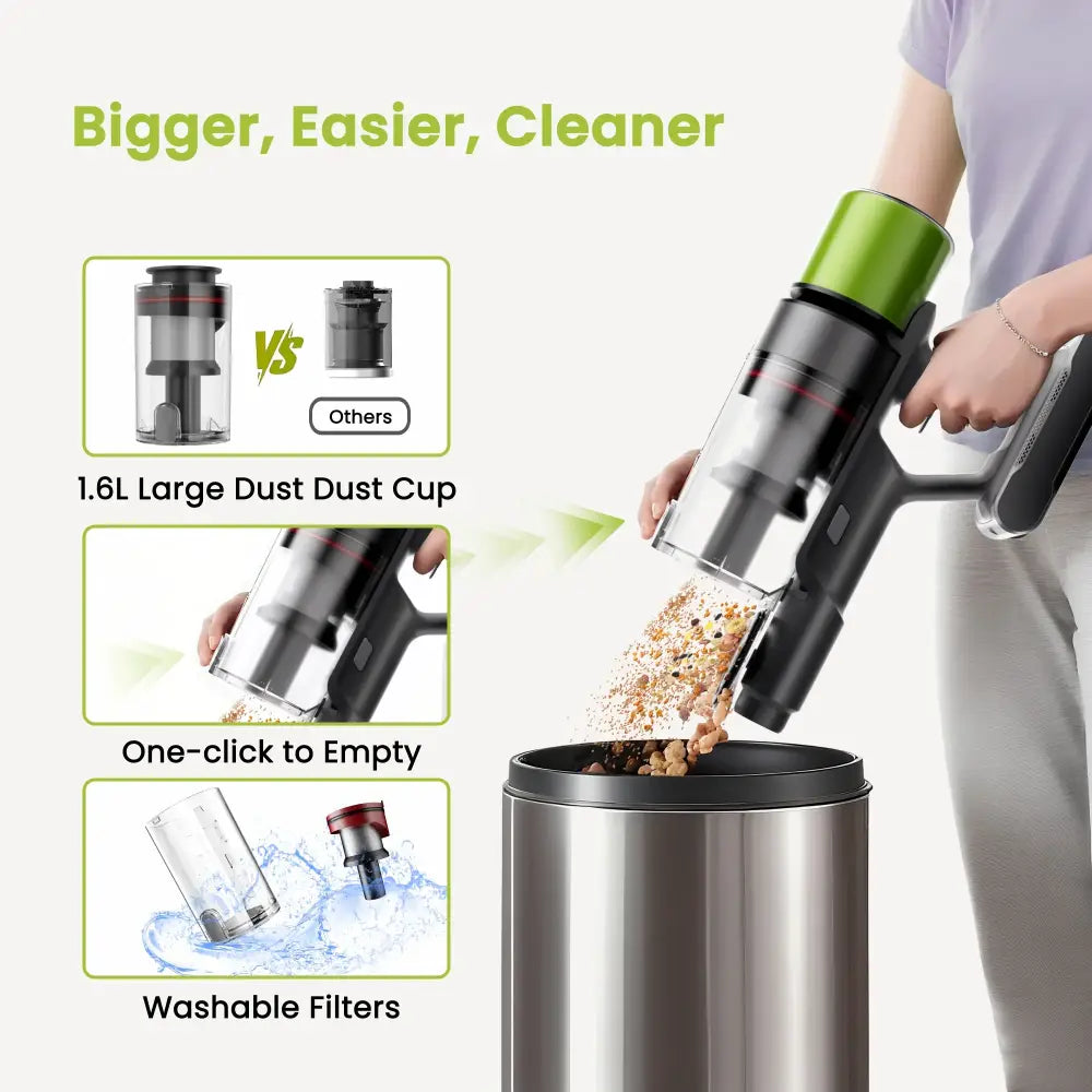 Aspirateur balai sans fil V6 65 kPa – autonomie 80 min – vue 12