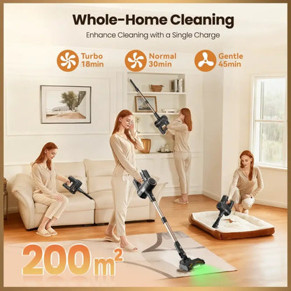Aspirateur balai sans fil V8MAX – 55 kPa, autonomie 45 min – détail 3