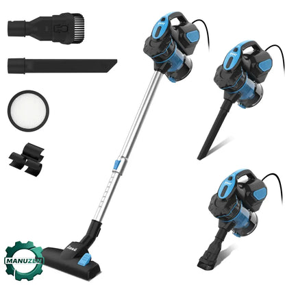 Aspirateur filaire 600 W 18 kPa – sols durs - Bleu / Allemagne / Prise européenne – 100–240 V - aspirateur filaire sols
