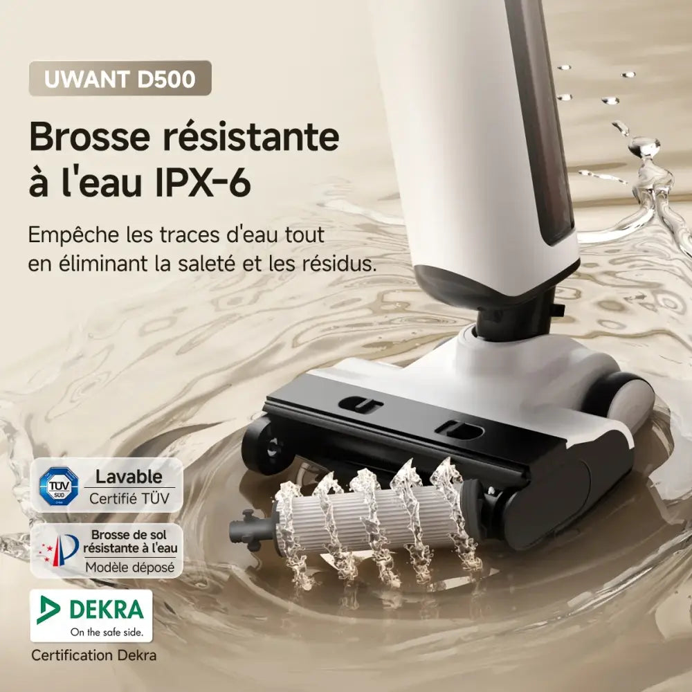Aspirateur laveur sans fil 17 kPa – passage à plat 180° - aspirateur laveur sans fil 180 degrés