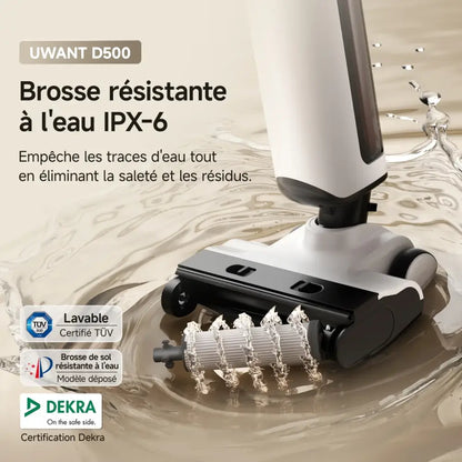 Aspirateur laveur sans fil 17 kPa – passage à plat 180° - aspirateur laveur sans fil 180 degrés
