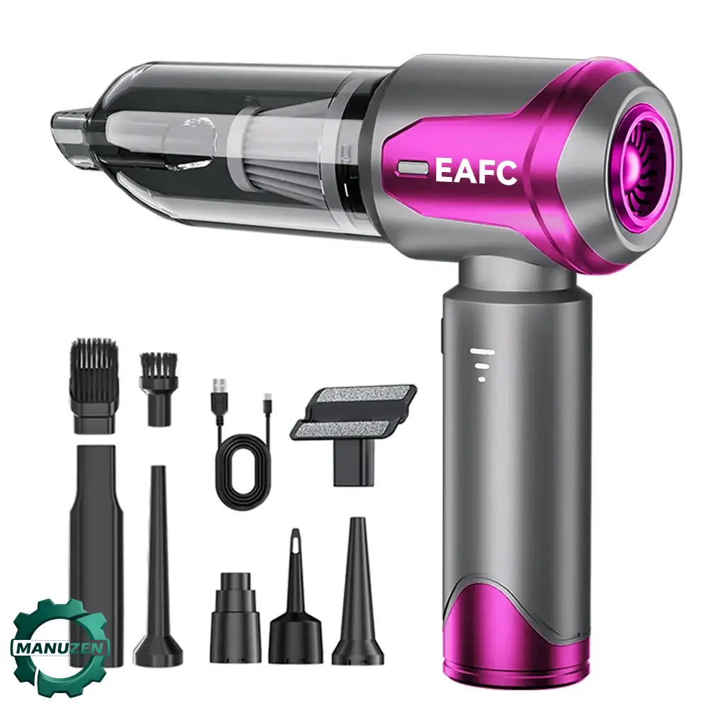 Aspirateur Portatif Sans Fil 30000Pa 4 En 1 Pour Voiture Clavier Rose France