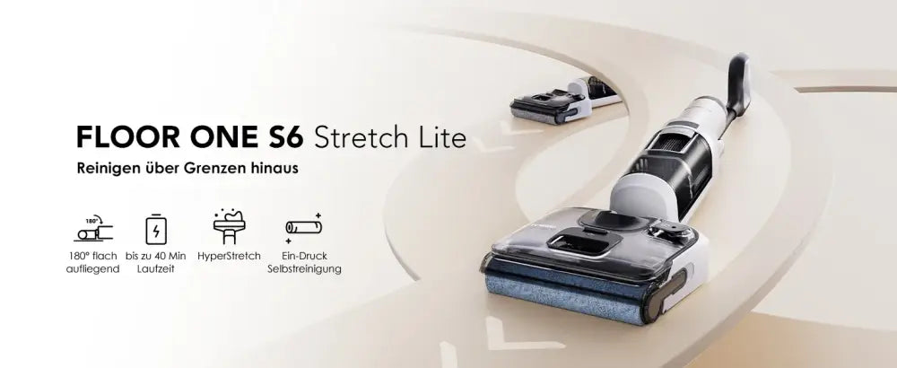 Aspirateur Sans Fil Sec et Humide Tineco Floor One S6 Stretch Lite 40 Minutes