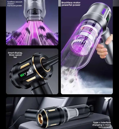 Aspirateur souffleur voiture sans fil – 3 vitesses - aspirateur souffleur voiture sans fil