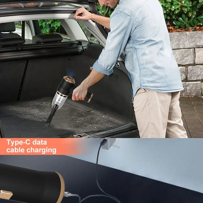 Aspirateur voiture sans fil compact – noir ou gris - aspirateur voiture sans fil compact