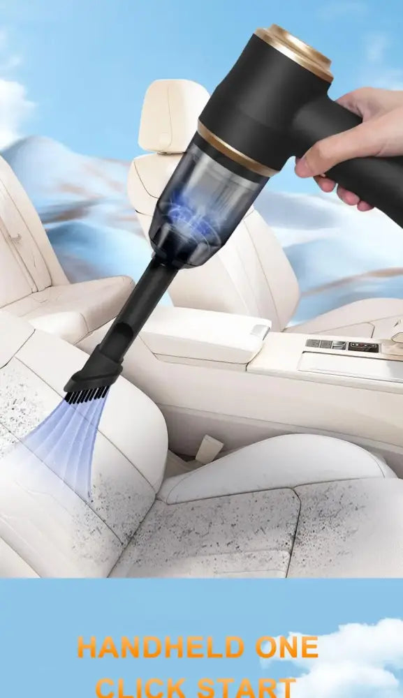 Aspirateur voiture sans fil compact – noir ou gris - aspirateur voiture sans fil compact