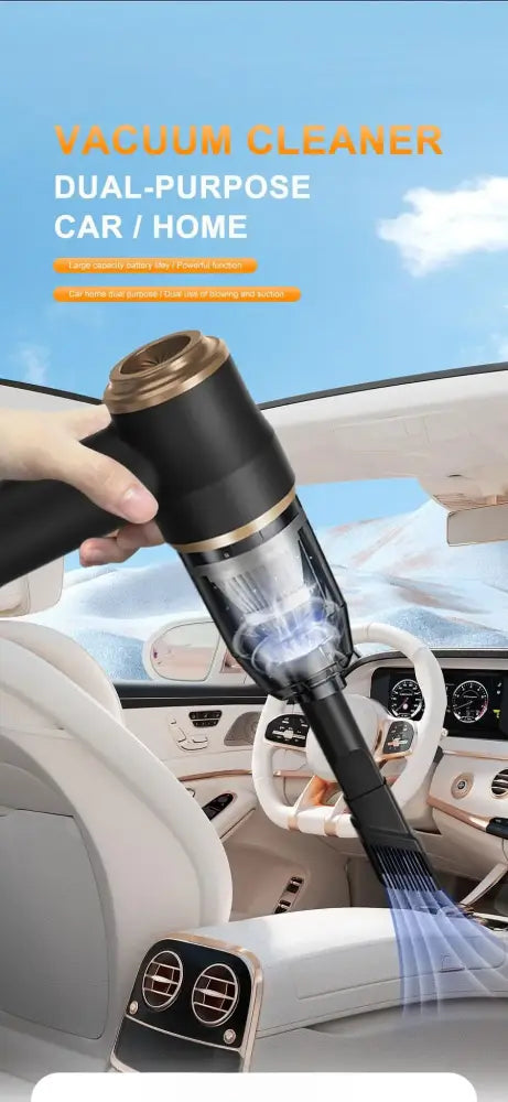 Aspirateur voiture sans fil compact – noir ou gris - aspirateur voiture sans fil compact