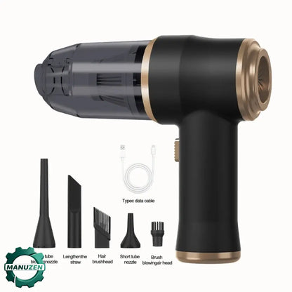 Aspirateur voiture sans fil compact – noir ou gris - Noir / France - aspirateur voiture sans fil compact