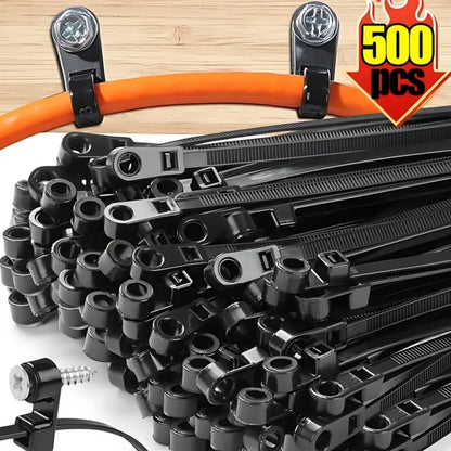 Attaches-câbles nylon réutilisables 3 × 100 mm – 200 pièces – détail produit 3