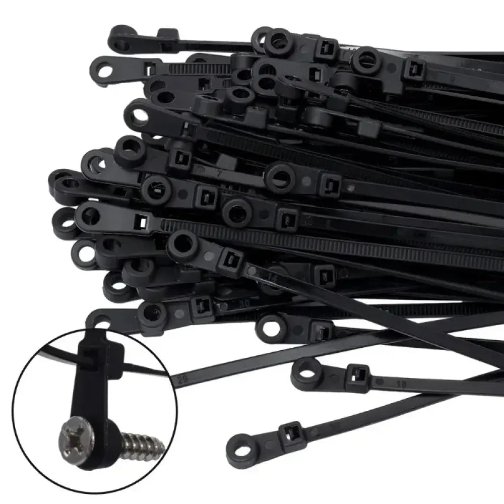 Attaches-câbles nylon réutilisables 3 × 100 mm – 200 pièces – détail produit 4