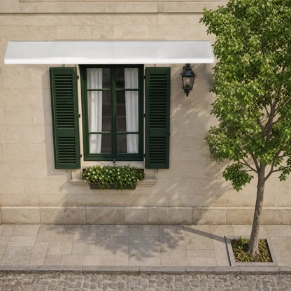 Auvent Transparent Pour Abri De Pluie Résistant À La Rouille