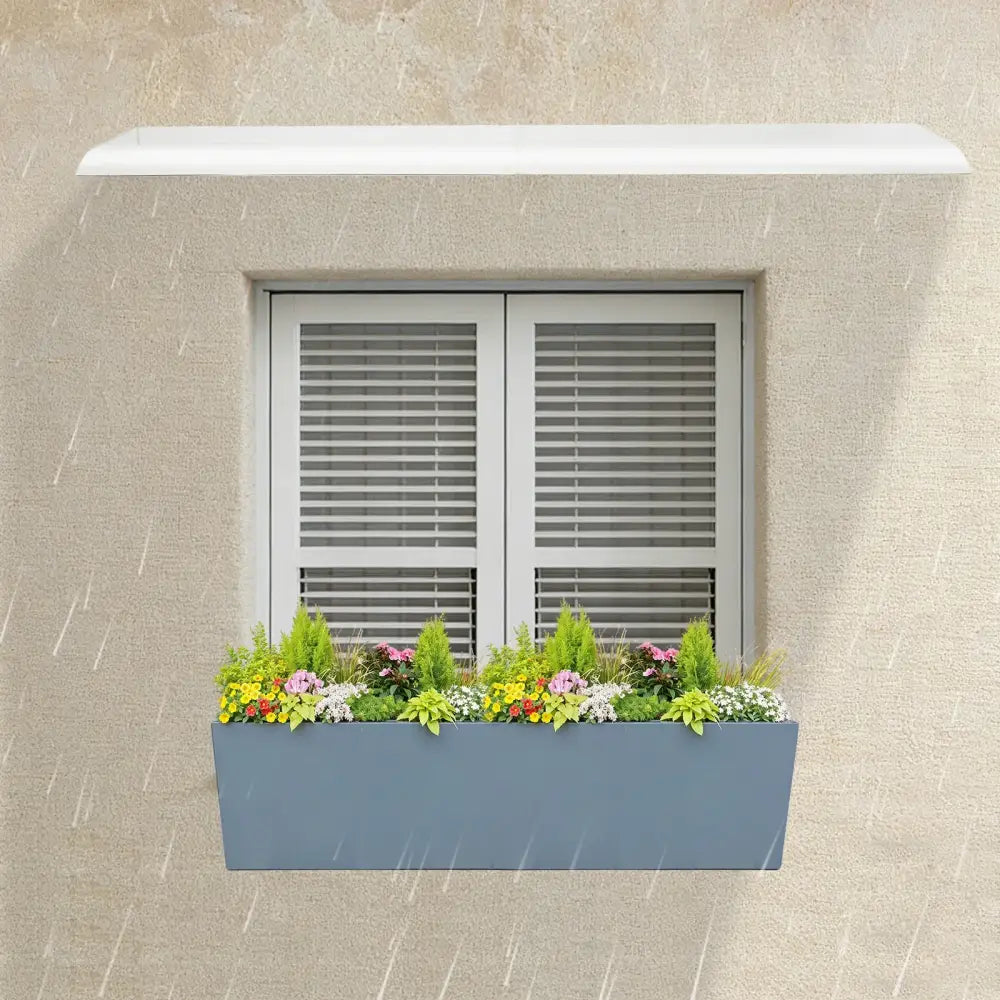 Auvent Transparent Pour Abri De Pluie Résistant À La Rouille