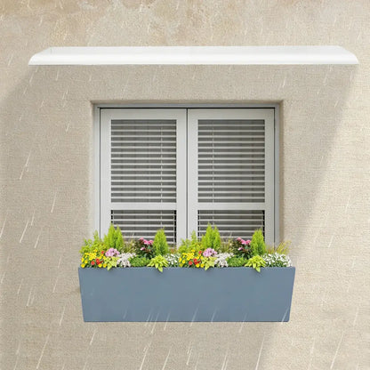 Auvent Transparent Pour Abri De Pluie Résistant À La Rouille
