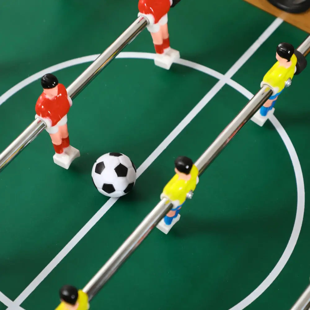 Baby-foot pliable 69 × 37 × 70 cm – 2 balles, 6 poignées