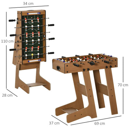 Baby-foot pliable 69 × 37 × 70 cm – 2 balles, 6 poignées Espagne