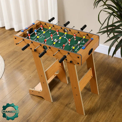 Baby-foot pliable 69 × 37 × 70 cm – 2 balles, 6 poignées