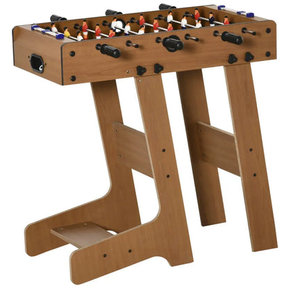 Baby-foot pliable 69 × 37 × 70 cm – 2 balles, 6 poignées