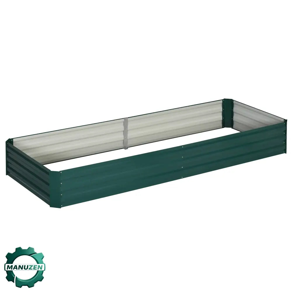 Bac potager surélevé 241 × 90 × 30 cm – acier galvanisé - France - Bac potager surélevé