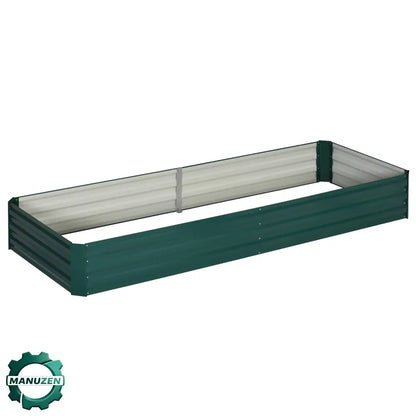 Bac potager surélevé 241 × 90 × 30 cm – acier galvanisé - France - Bac potager surélevé