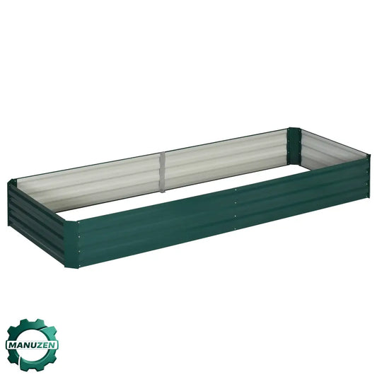 Bac potager surélevé 241 × 90 × 30 cm – acier galvanisé - France - Bac potager surélevé