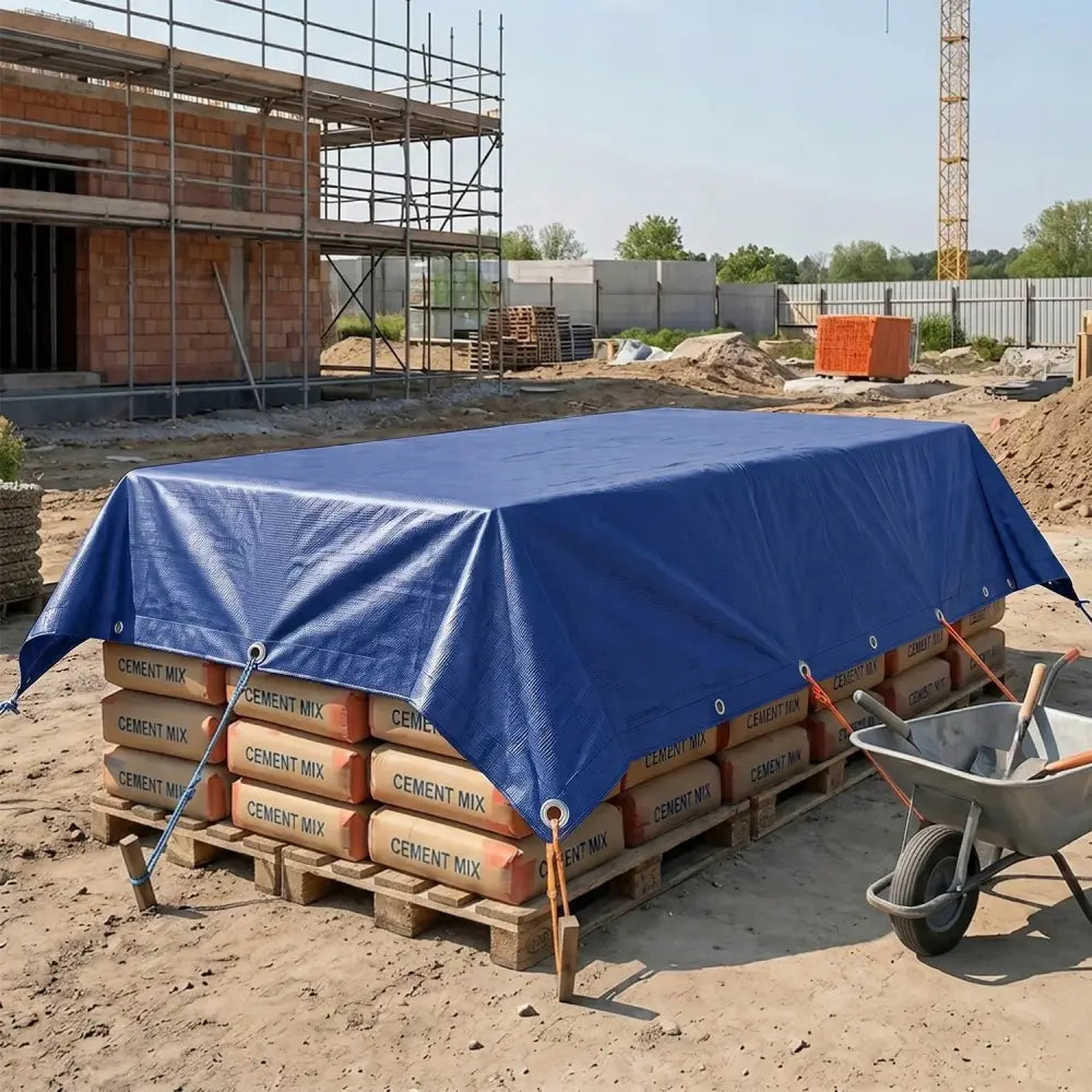Bâche de protection imperméable 3 × 4 m – bleue - Depuis la Pologne - bâche protection imperméable 3x4