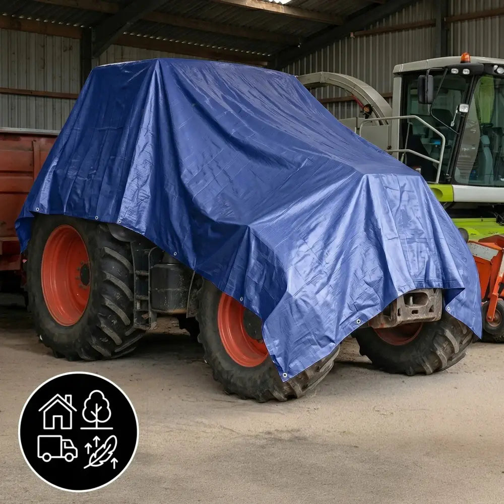 Bâche de protection imperméable 3 × 4 m – bleue - Depuis la Pologne - bâche protection imperméable 3x4