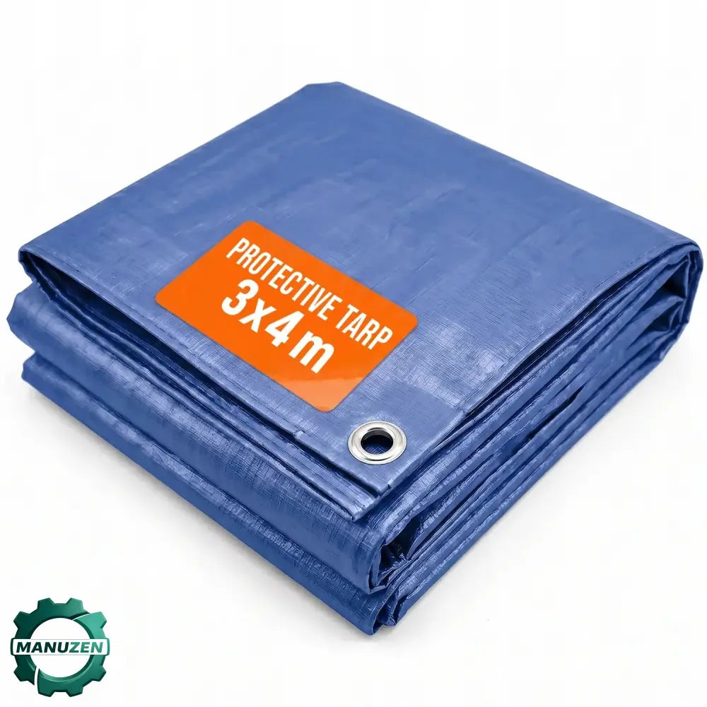 Bâche de protection imperméable 3 × 4 m – bleue - Depuis la Pologne - bâche protection imperméable 3x4