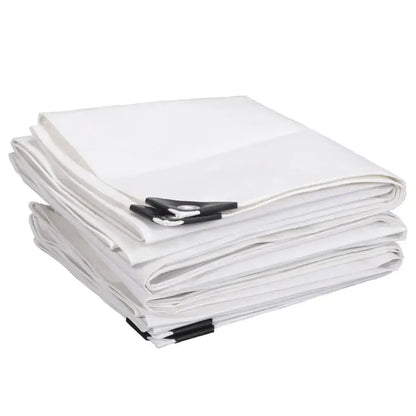 Bâche PE 280 g/m² à œillets – tailles et coloris au choix – 3 × 4 m – blanc