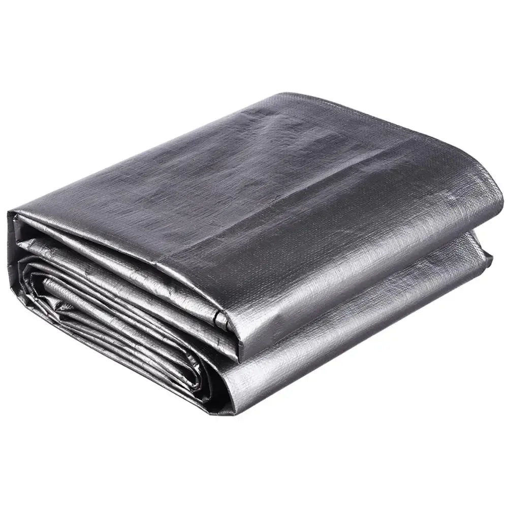 Bâche PE 280 g/m² à œillets – tailles et coloris au choix – 4 × 5 m – gris