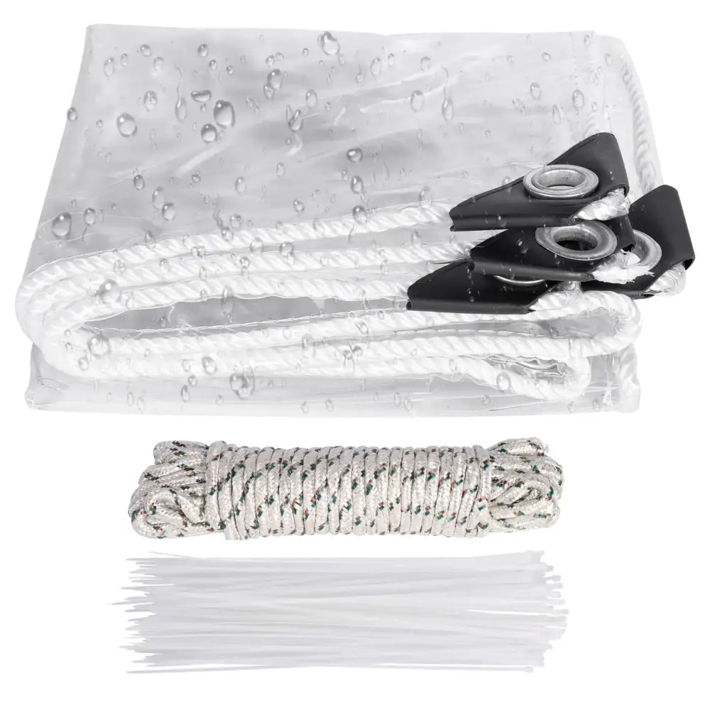 Bâche PVC Transparente Imperméable Pour Véranda Extérieure