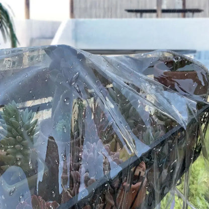 Bâche PVC Transparente Imperméable Pour Véranda Extérieure