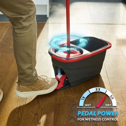 Balai à franges avec seau essoreur à pédale - balai seau essoreur pédale