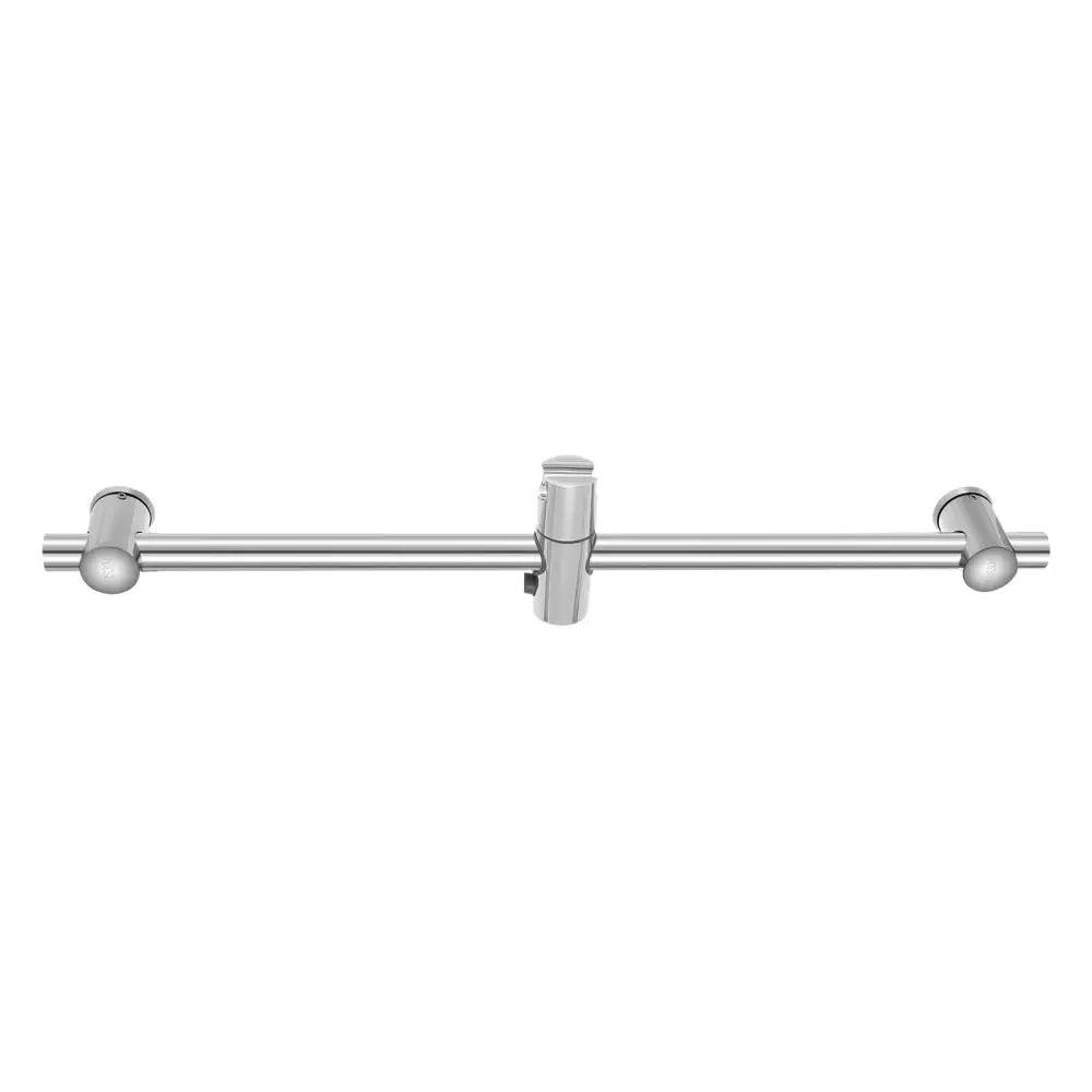 Barre de douche réglable en acier inoxydable – argent