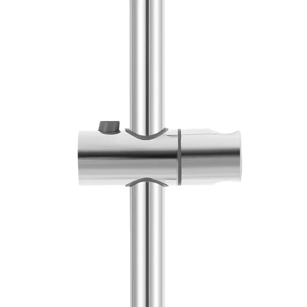 Barre de douche réglable en acier inoxydable – argent