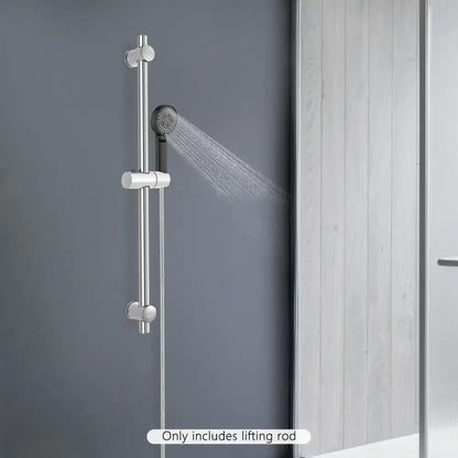 Barre de douche réglable en acier inoxydable – argent