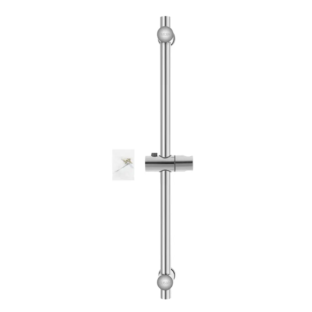 Barre de douche réglable en acier inoxydable – argent