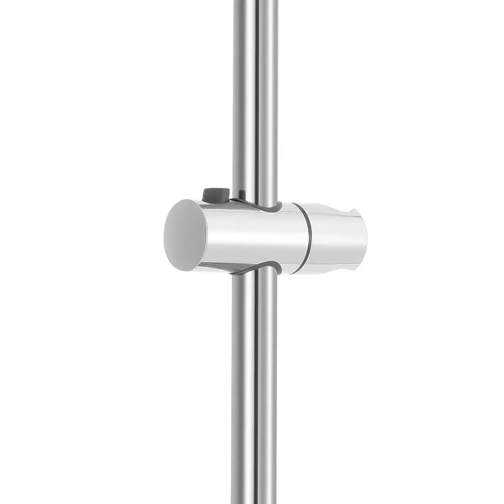 Barre de douche réglable en acier inoxydable – argent