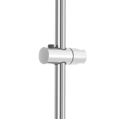Barre de douche réglable en acier inoxydable – argent