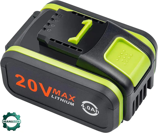 20V 4000Mah/4.0Ah Batterie De Remplacement Pour Worx 20V WA3551, WA3551.1 WA3553 WA3553.2 WA3641 WG629E WG546E WU268 WX166.4 WX372.1 WX800 2 WX67 8 WX550 WX523 WU531.9 WG894E WG629E WG329E