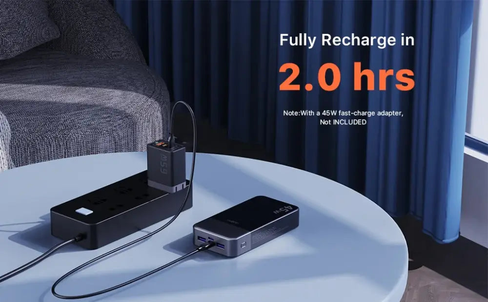 Batterie externe 20 000 mAh 45 W – écran numérique - batterie externe 20000 mAh 45 W