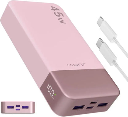 Batterie externe 20 000 mAh 45 W – écran numérique - Rose / 20 000 mAh / Espagne - batterie externe 20000 mAh 45 W