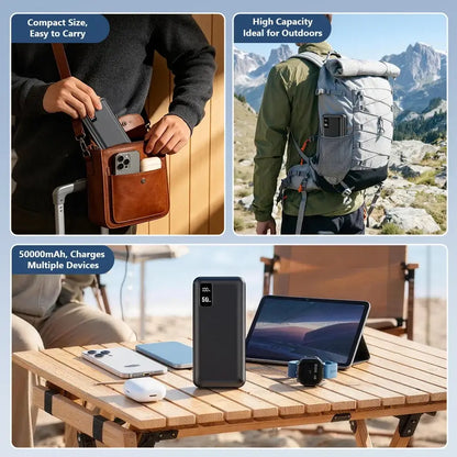 Batterie externe 50 000 mAh – USB-C PD 20 W - Batterie externe USB-C / 50 000 mAh / Allemagne - batterie externe 50000