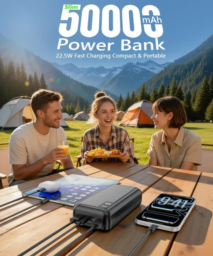 Batterie externe 50 000 mAh – USB-C PD 20 W - Batterie externe USB-C / 50 000 mAh / Allemagne - batterie externe 50000