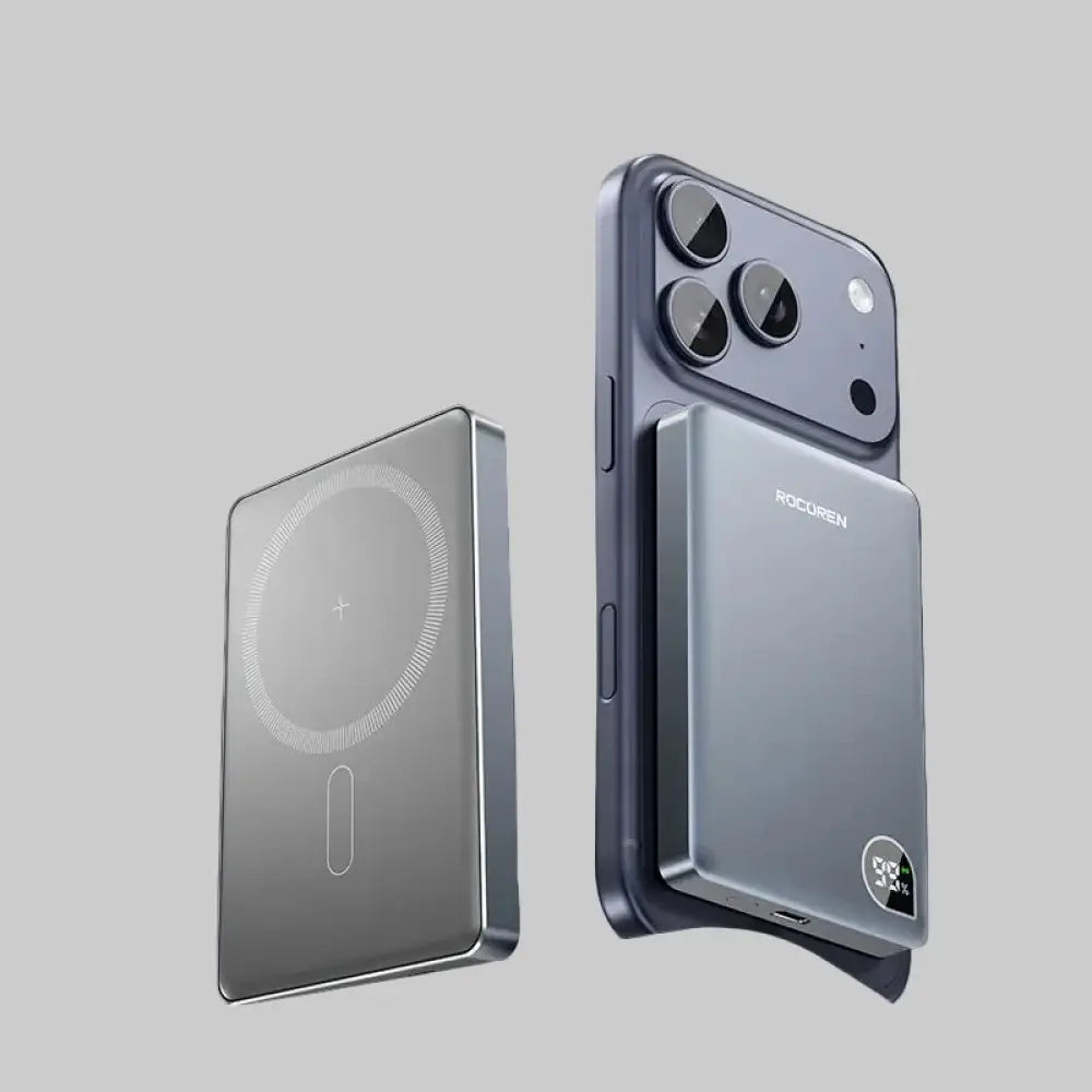 Batterie externe magnétique 5 000 ou 10 000 mAh – USB-C PD 20 W - Batterie externe magnétique