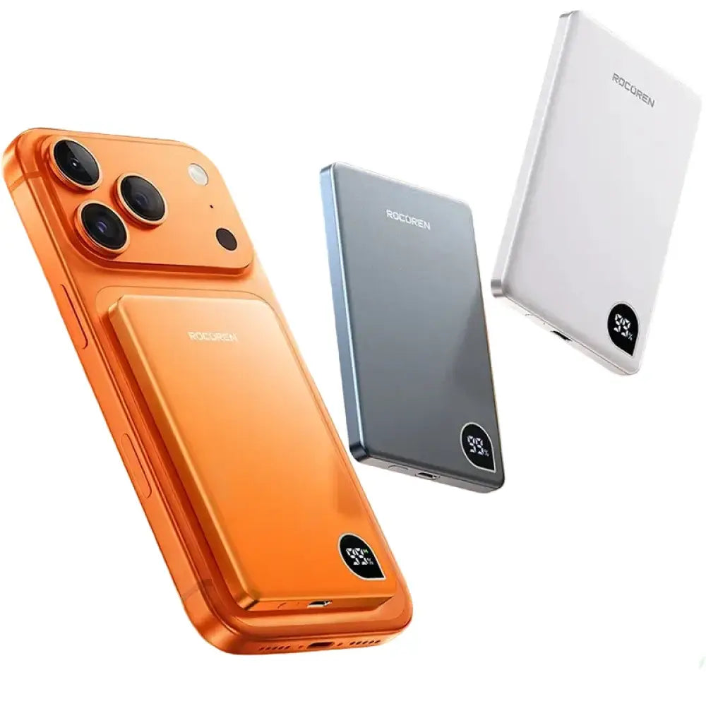 Batterie externe magnétique 5 000 ou 10 000 mAh – USB-C PD 20 W - Batterie externe magnétique
