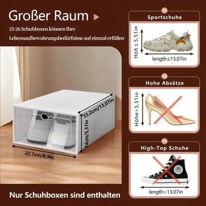 Boîtes à chaussures transparentes – lot de 26 - Allemagne / Lot de 26 boîtes - boîtes chaussures transparentes