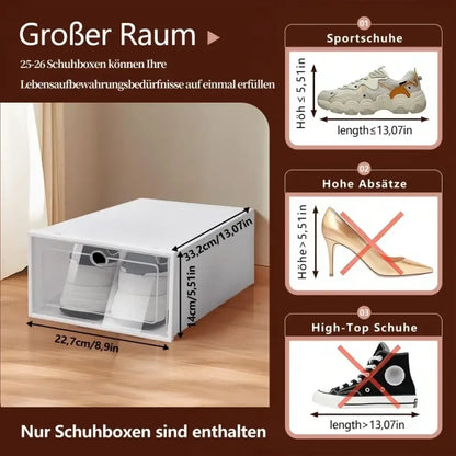 Boîtes à chaussures transparentes – lot de 26 - Allemagne / Lot de 26 boîtes - boîtes chaussures transparentes