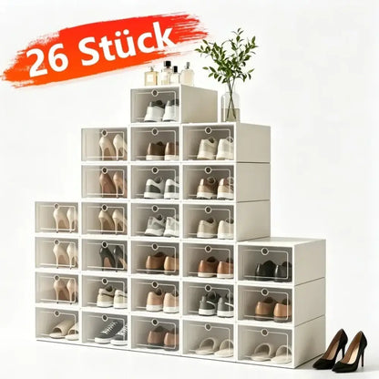 Boîtes à chaussures transparentes – lot de 26 - Allemagne / Lot de 26 boîtes - boîtes chaussures transparentes