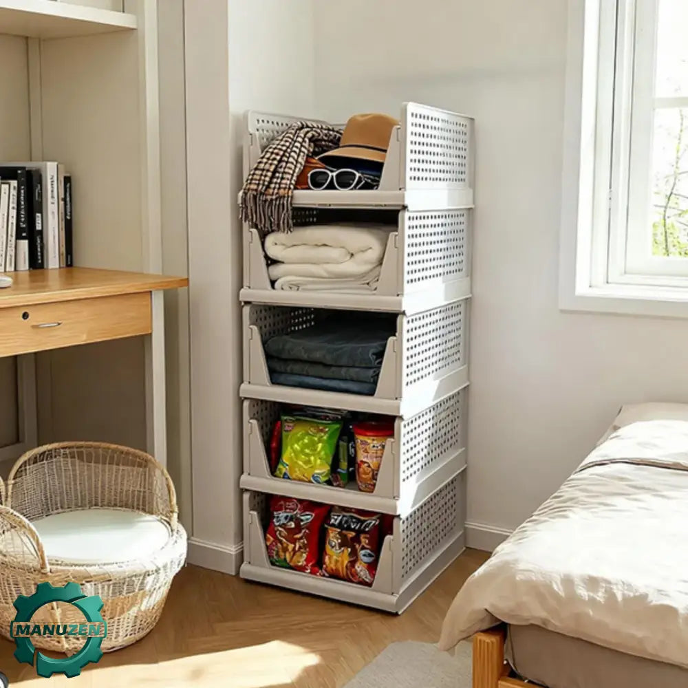 Boîtes de Rangement Vêtements Empilables – Lot de 3 à 5 - Rangement et organisation