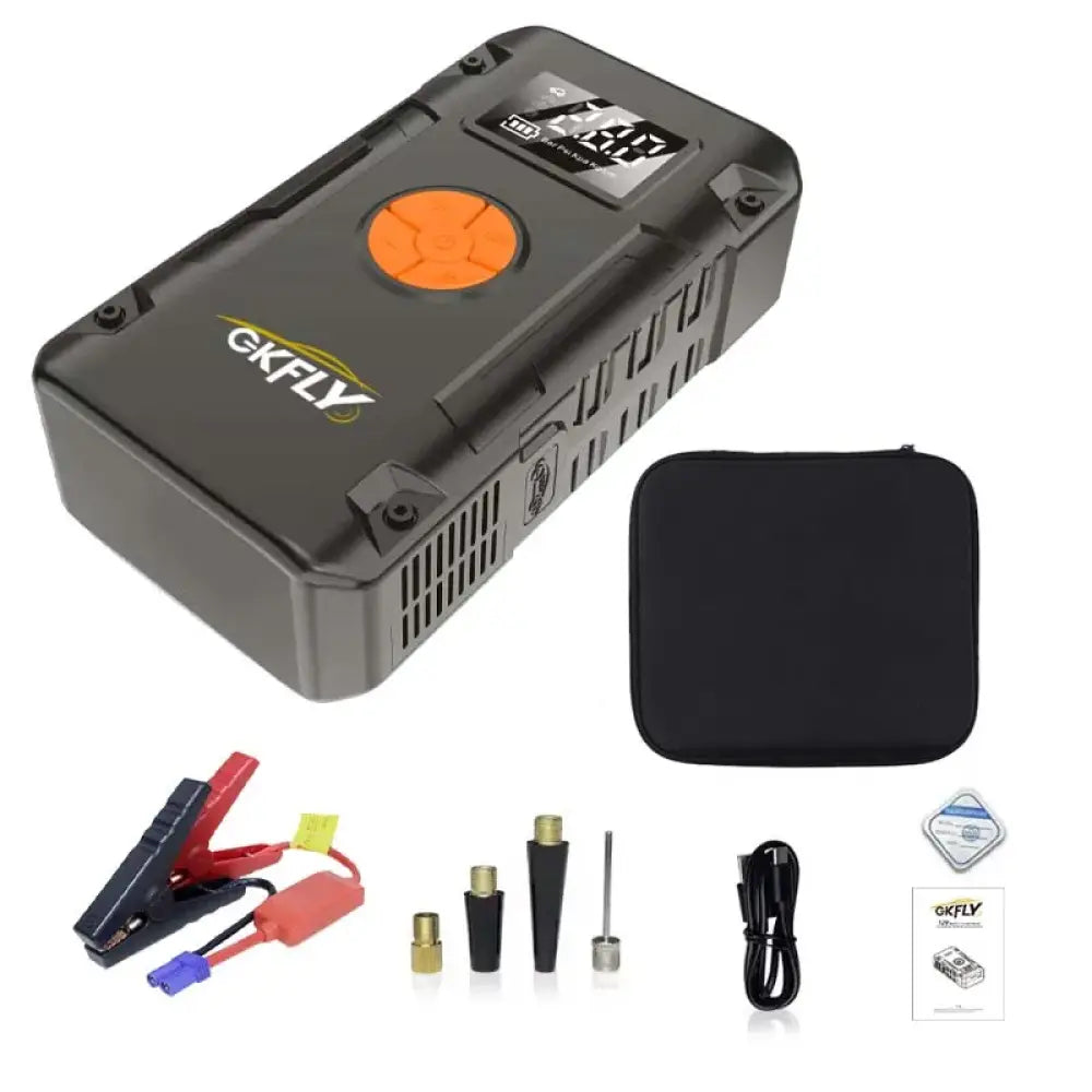 Booster 12 V avec compresseur 150 PSI – 4 en 1 - booster compresseur 12V 150 PSI